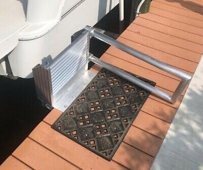 Aluminum Folding Boat Boarding Platform Dock Step J318067