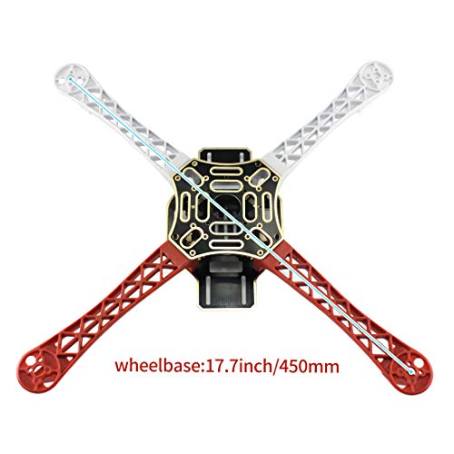 DIY 2.4G 8CH F450 RC Quadcopter 4-Axle Unassembly Kit Drone C51975