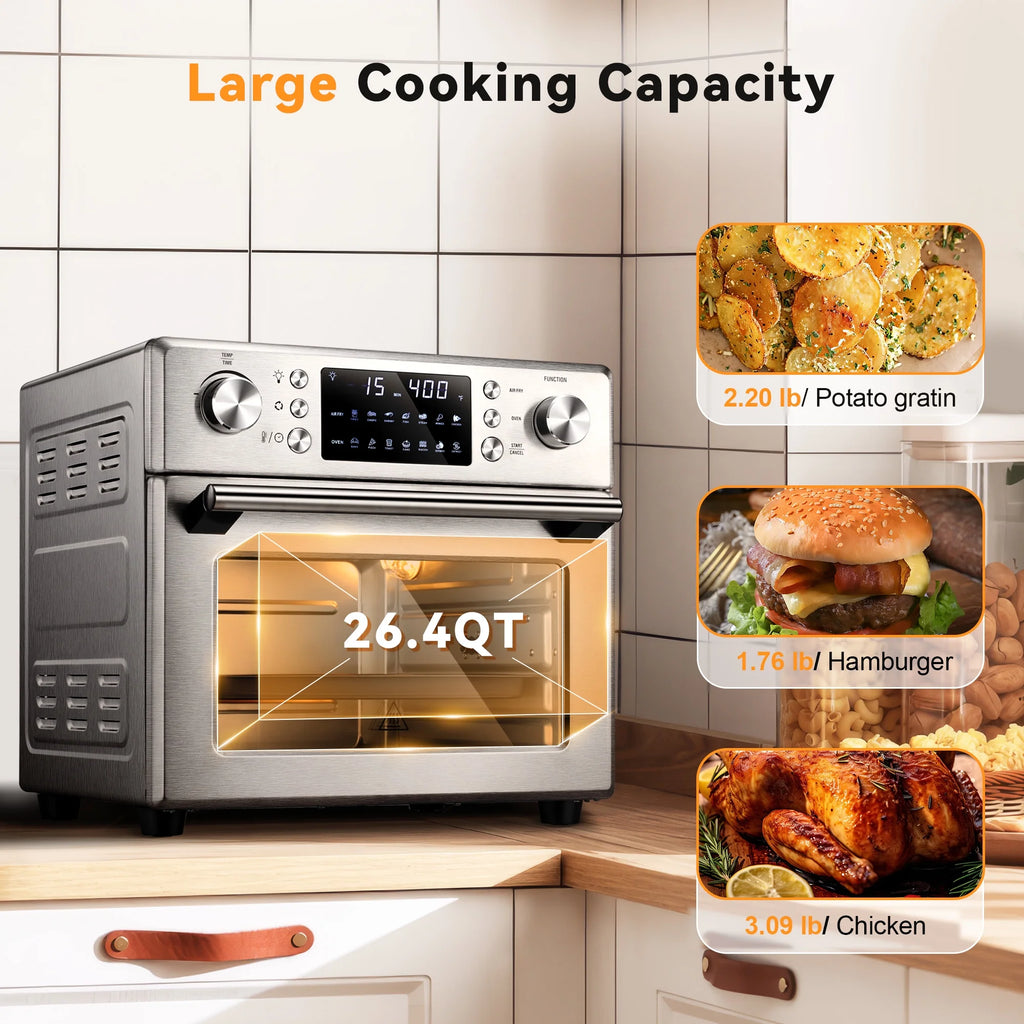 Countertop Convection Oven 26.4 QT with Air Fryer B499
