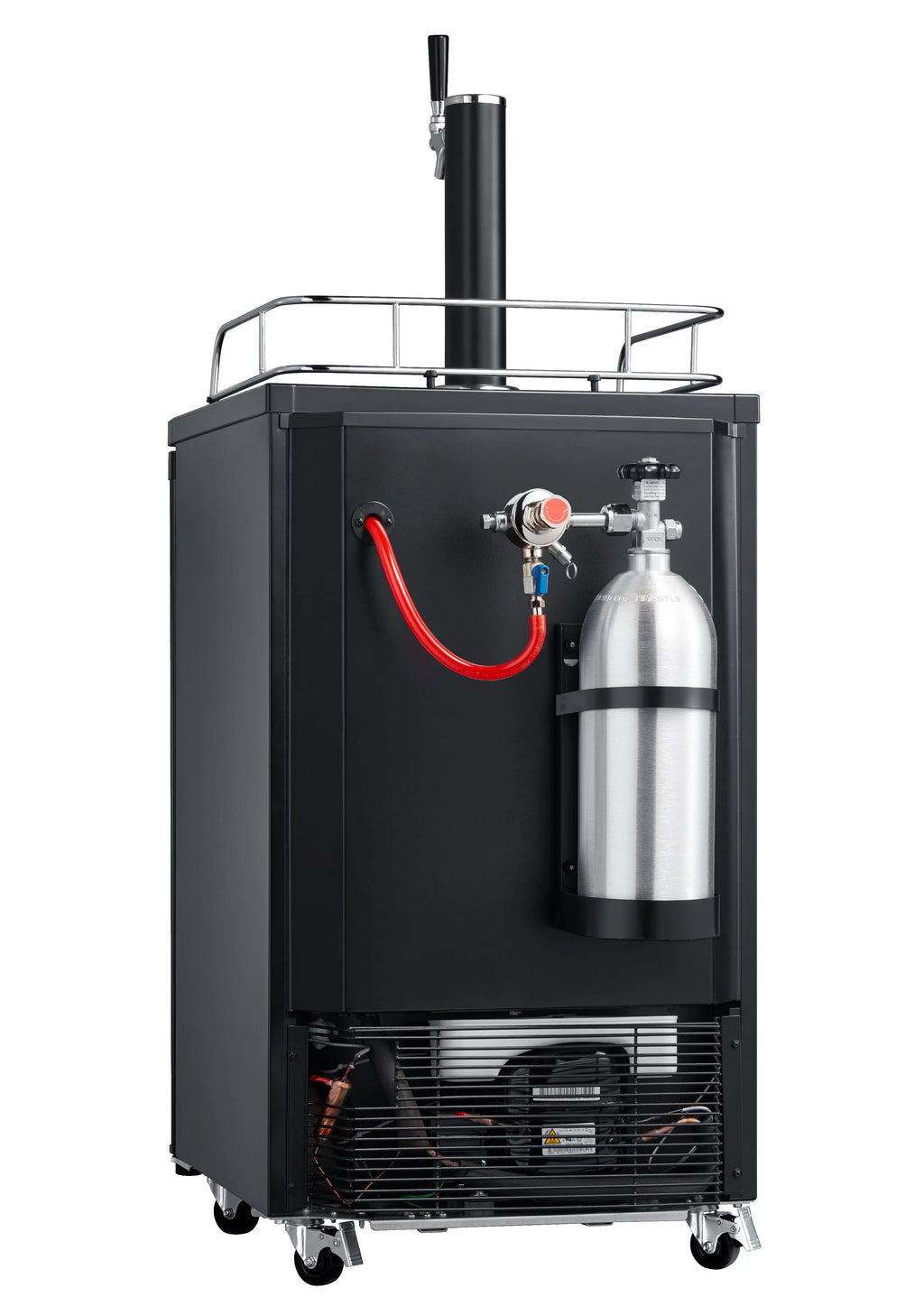 Single Tap Kegerator, 4.9 cu. ft, Black S46591