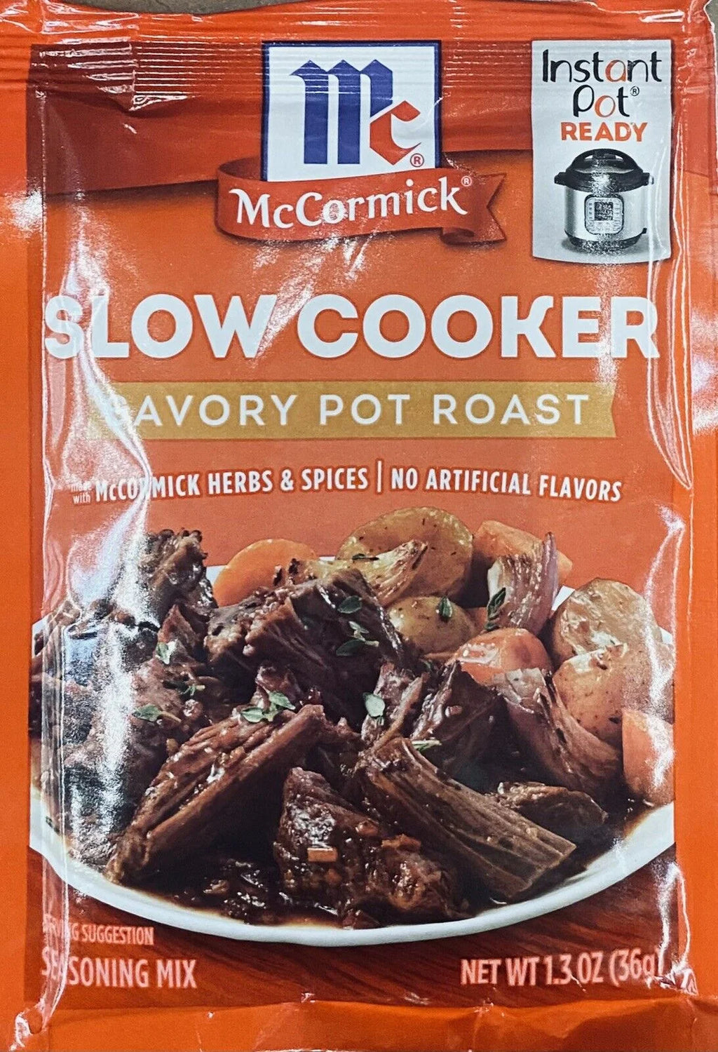 Slow Cooker Pot Roast Seasoning Mix Savory Herbs & Spices 1.3oz 2 Pack G979308