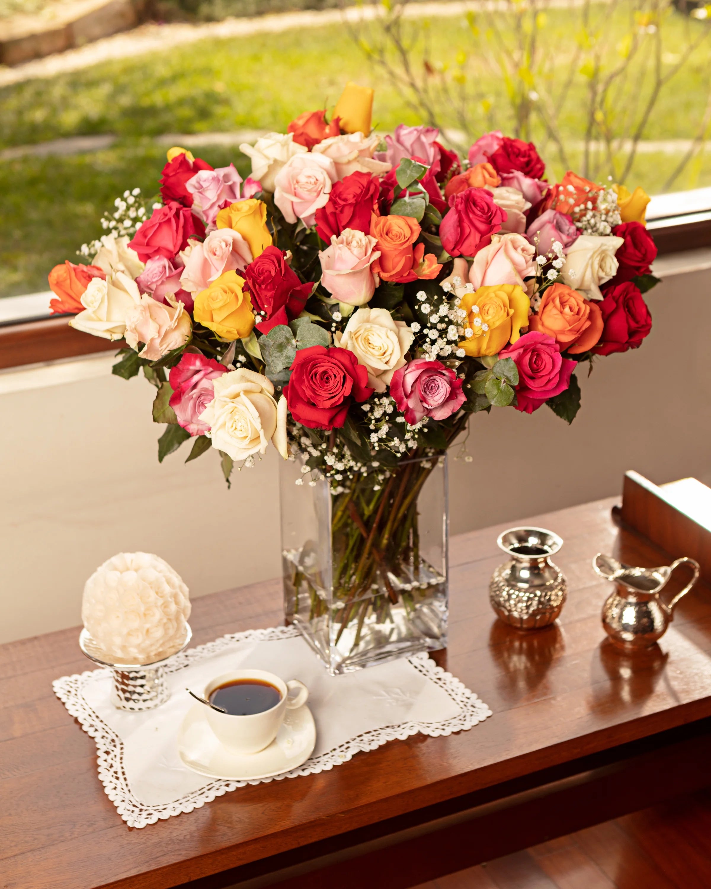 4 Dozen Fresh Cut Long Stem Roses Bouquet S228
