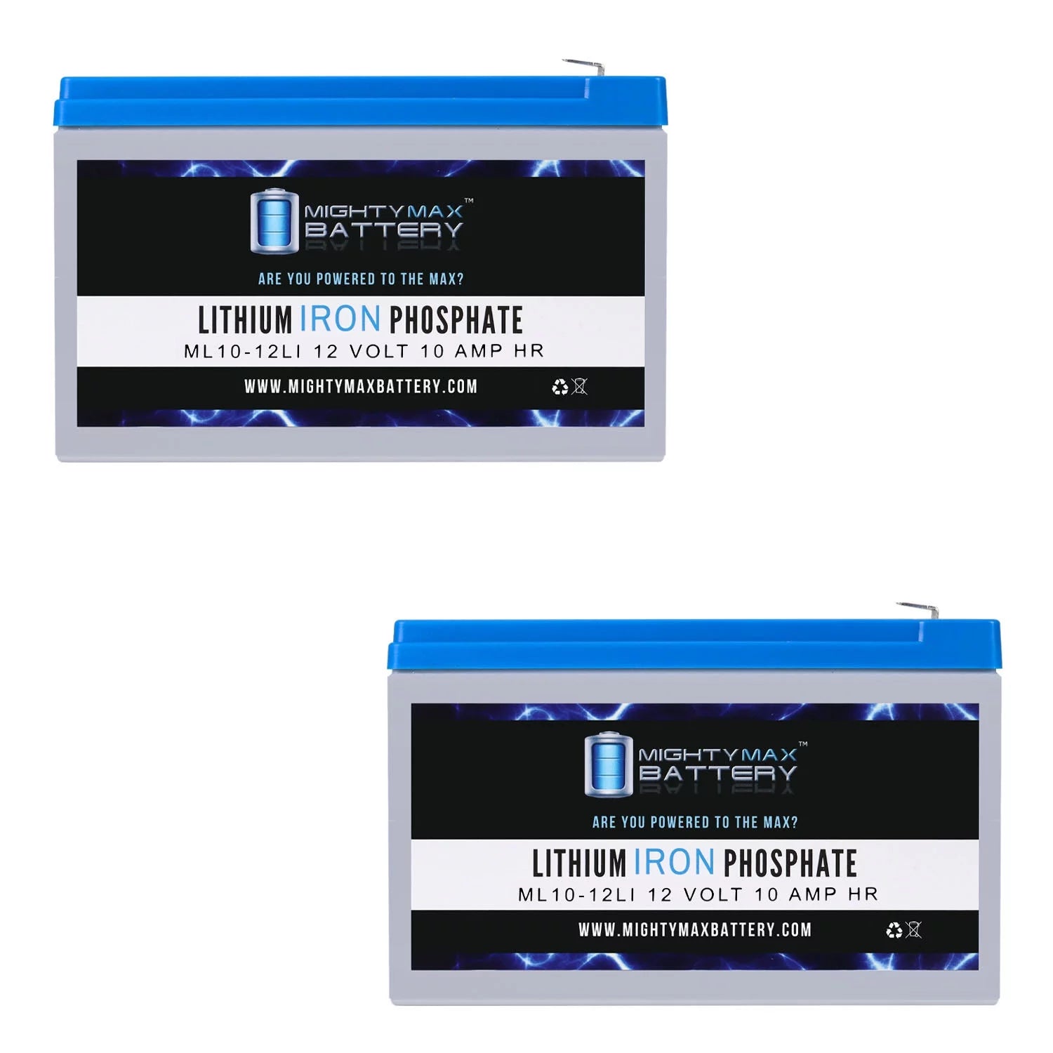 12V 10AH Lithium Replacement Battery Compatible with Exide Powerware 5115, PLUS 6 - 2 Pack