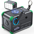 Portable Power Station 153Wh Solar Generator with Hand Crank AC Outlet H270