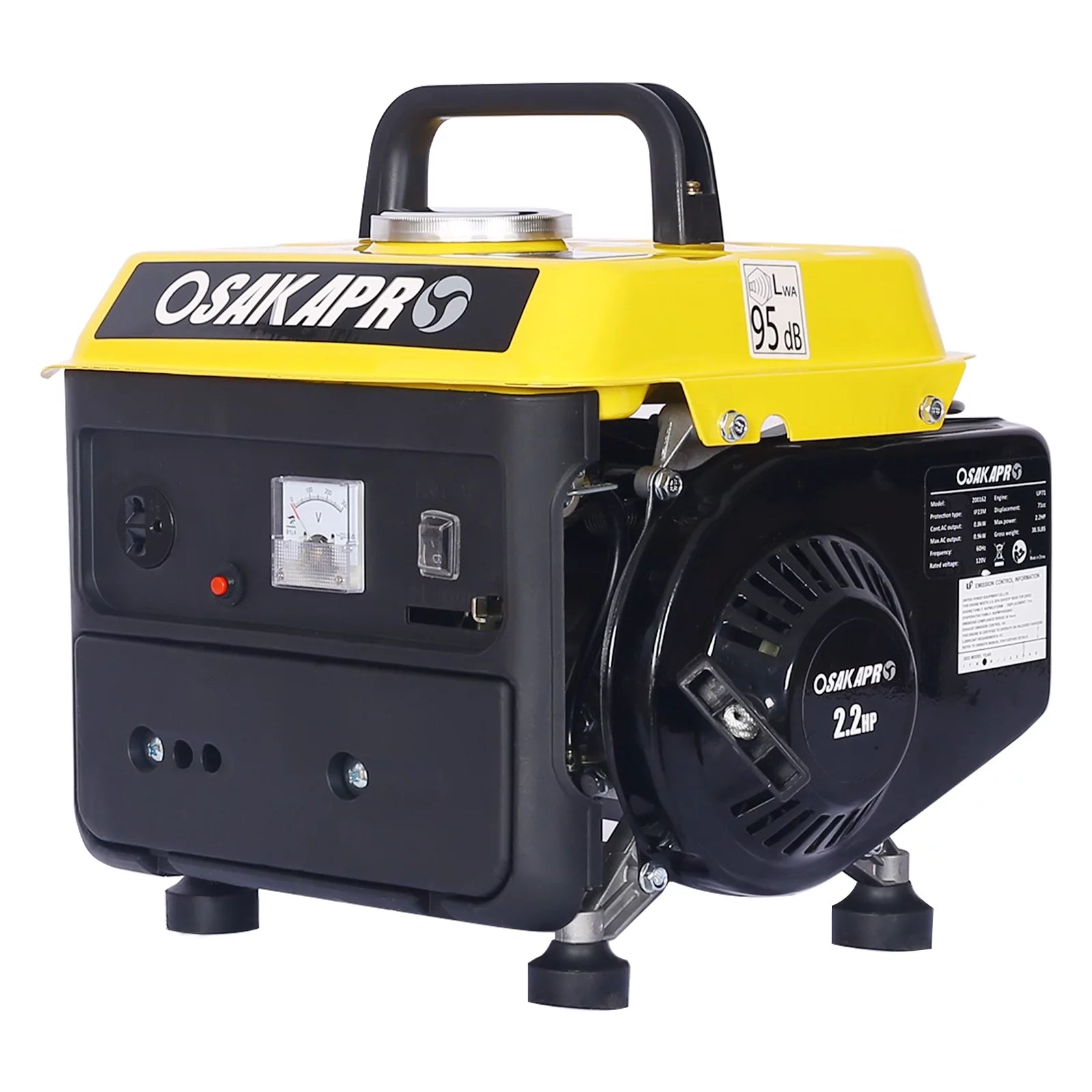 6.03HP Inverter Generator Portable Gas Powered for Home Use G6642