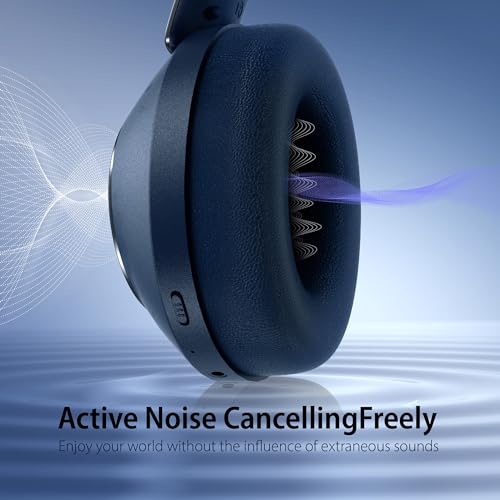 Wireless Over Ear Headphones with Active Noise Cancelling and Microphone Y560932