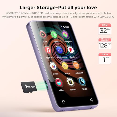 160GB Bluetooth WiFi MP3 Player with 4" Touch Screen E8272