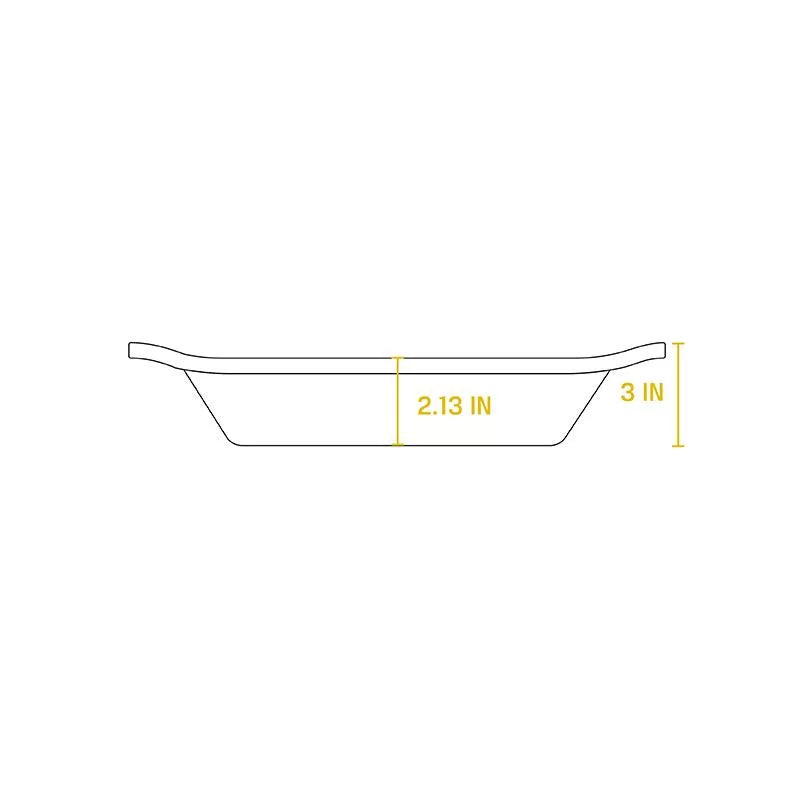 Enameled Cast Iron Oval Casserole, 2 Quart G336437