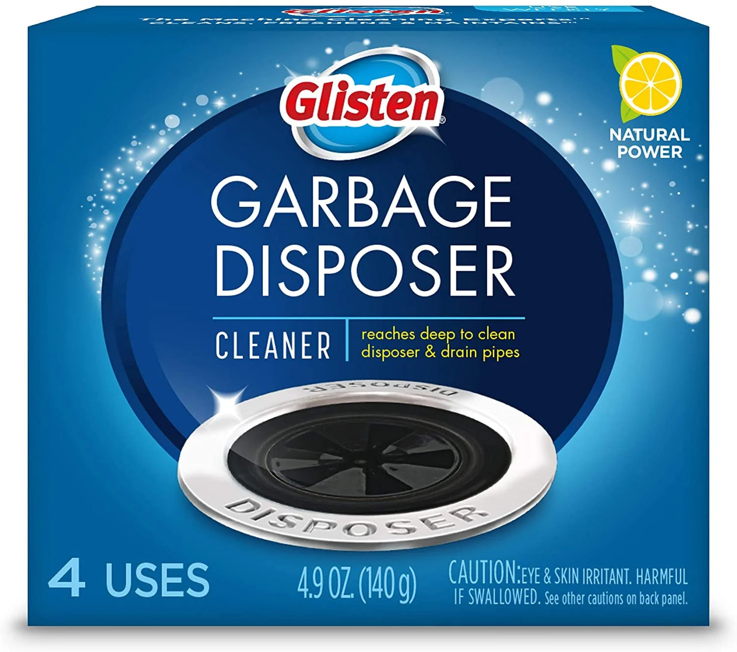 Garbage Disposal Cleaner and Odor Eliminator, Lemon Scent, Pack of 6 O915494