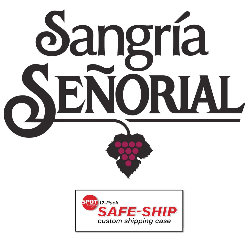 Sparkling Non-Alcoholic Sangria 12-Pack Glass Bottles Q823511
