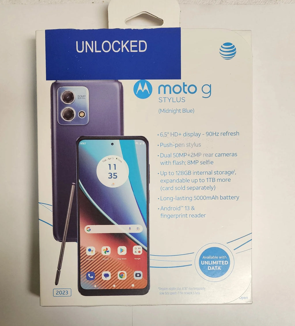 Unlocked 4G Smartphone, 128GB, Midnight Blue D185533