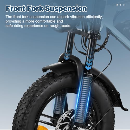 Electric Bike for Adults, 16" Fat Tire, 500W Motor, 20MPH K29448