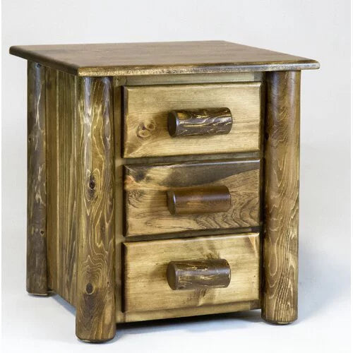 3 Drawer Nightstand - Unfinished O662657