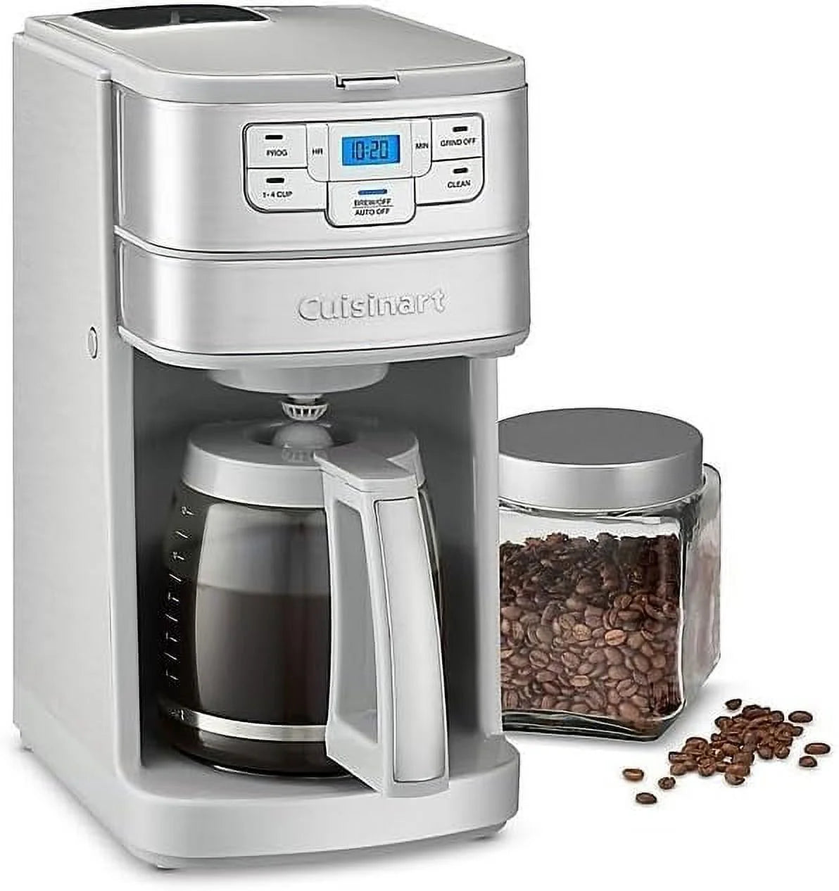 Automatic Grind and Brew 12-Cup Coffeemaker, Stainless Steel H603