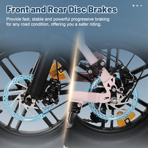 Electric Bike for Adults, 16" Fat Tire, 500W Motor, 20MPH K29448