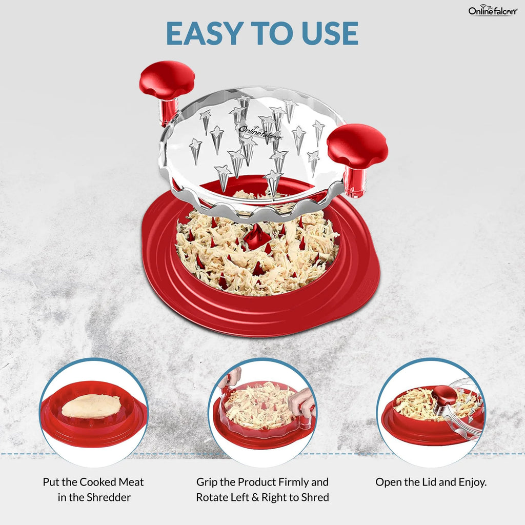 Chicken Breast Shredder Tool, Large Meat Shredder with Ergonomic Handle X1034