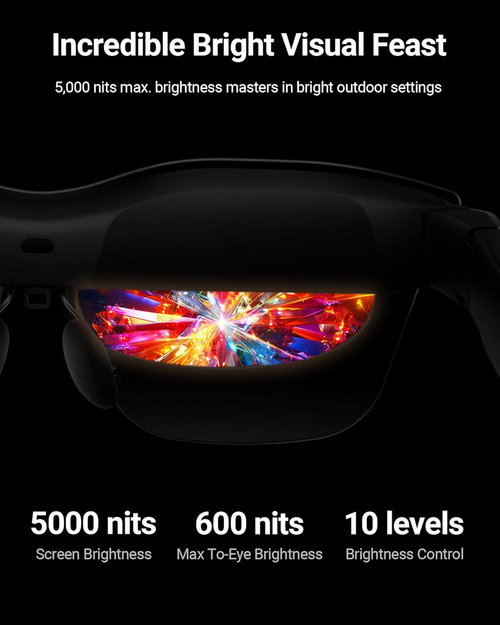 AR Glasses with Micro OLED Display and 120Hz Refresh Rate D52278