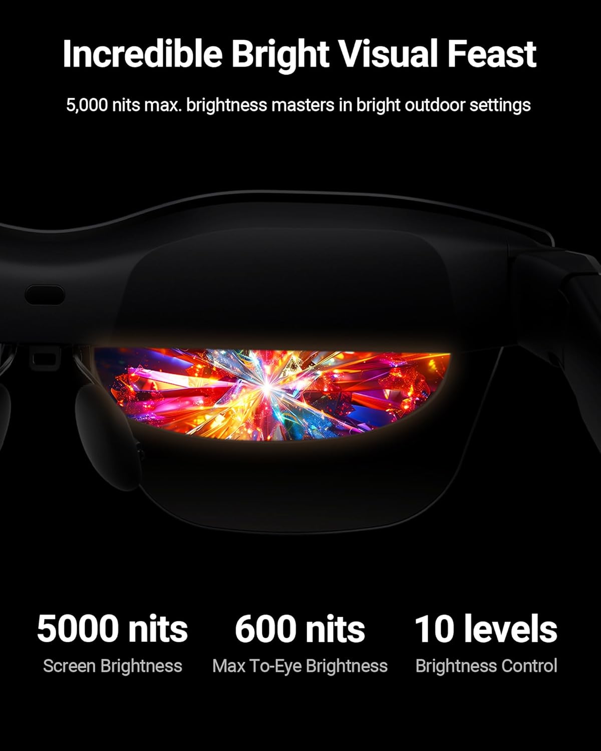 AR Glasses with Micro OLED Display and 120Hz Refresh Rate D52278