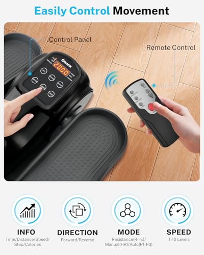 Under Desk Elliptical Leg Exerciser for Seniors, 3-in-1 Seated Pedal Machine O306562
