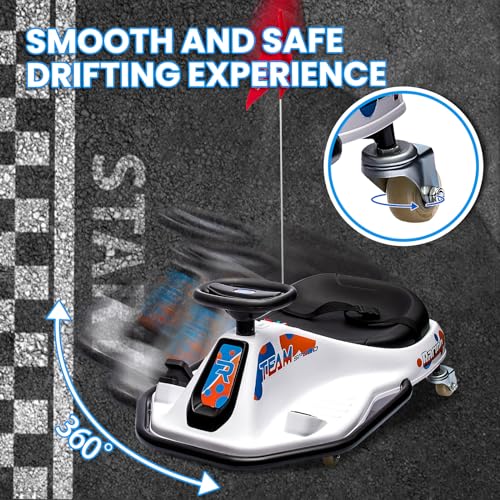 24V Electric Go Kart Drifting Car with 360° Rotation N6384