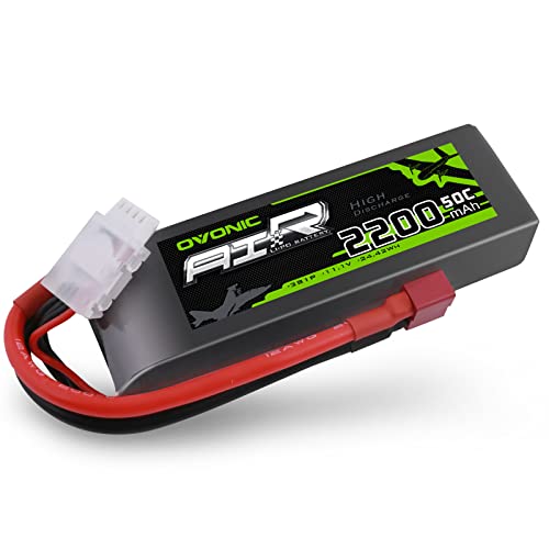 3S 2200mAh 11.1V Lipo Battery with T Connector for RC Aircraft M820