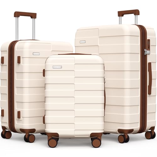 Luggage Set 3 Piece Hardside Expandable Lightweight with TSA Lock Spinner Wheels H69941