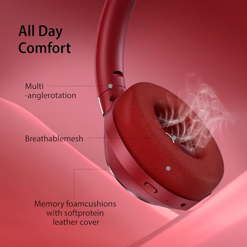 Wireless Over Ear Headphones with Active Noise Cancelling and Microphone Y560932
