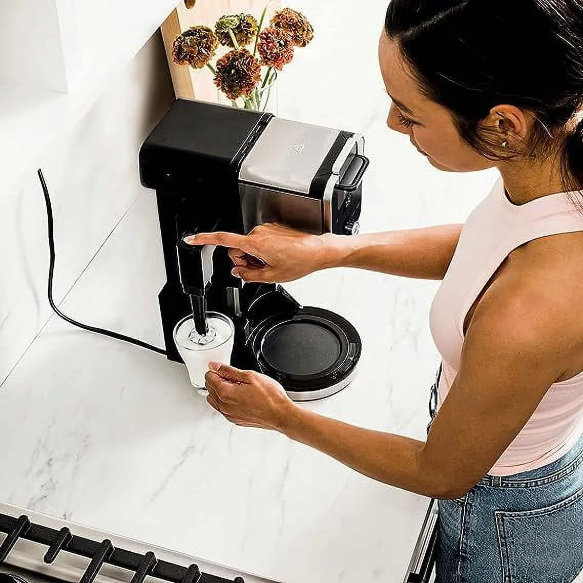DualBrew System 14-Cup Coffee Maker 4 Brew Styles - Black G133