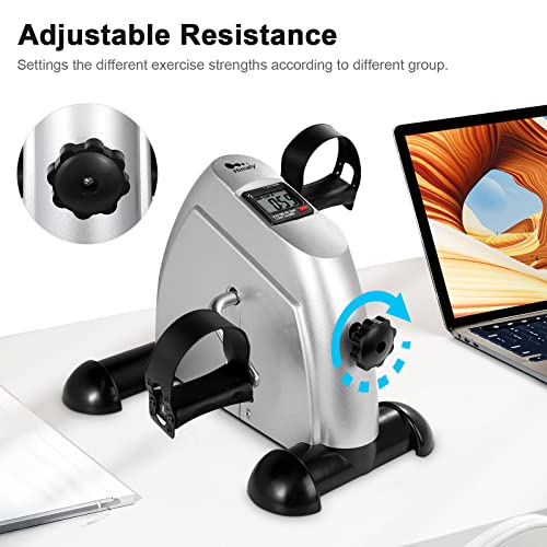 Under Desk Bike Pedal Exerciser with LCD Display A386994