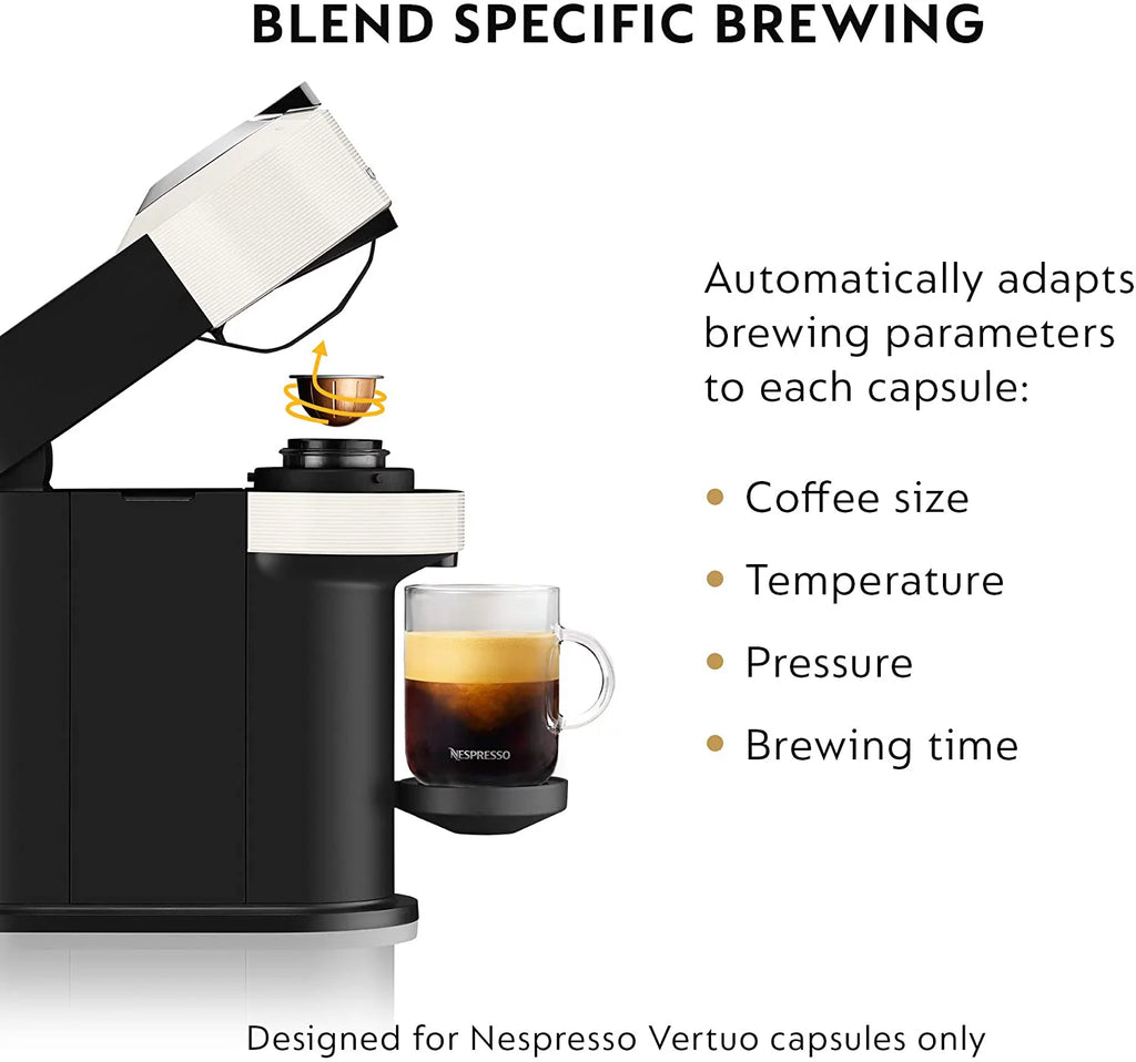 Nespresso Vertuo Next Coffee and Espresso Machine White J6732