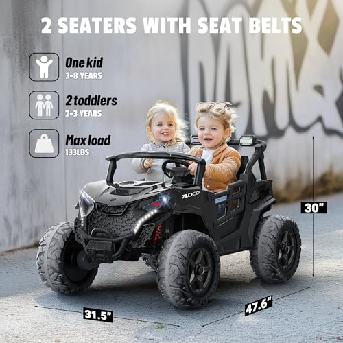 24V 2 Seater Ride on Car Truck, 4WD, Remote Control, Pink P334