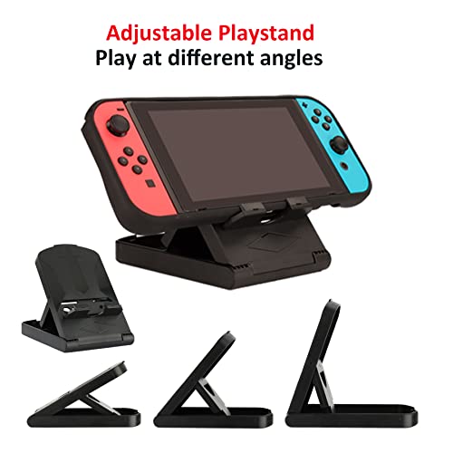 Switch Accessories Bundle with Carrying Case, Steering Wheels, Screen Protectors, Charging Dock V993