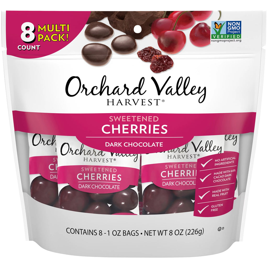 Dark Chocolate Cherries, 1 oz, Non-GMO F7955