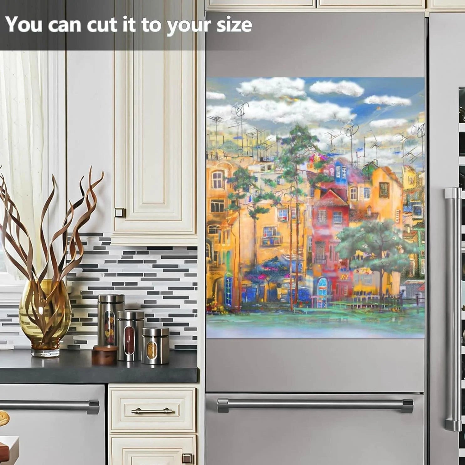 Dishwasher Magnet Cover for Kitchen Appliance Decor N4275