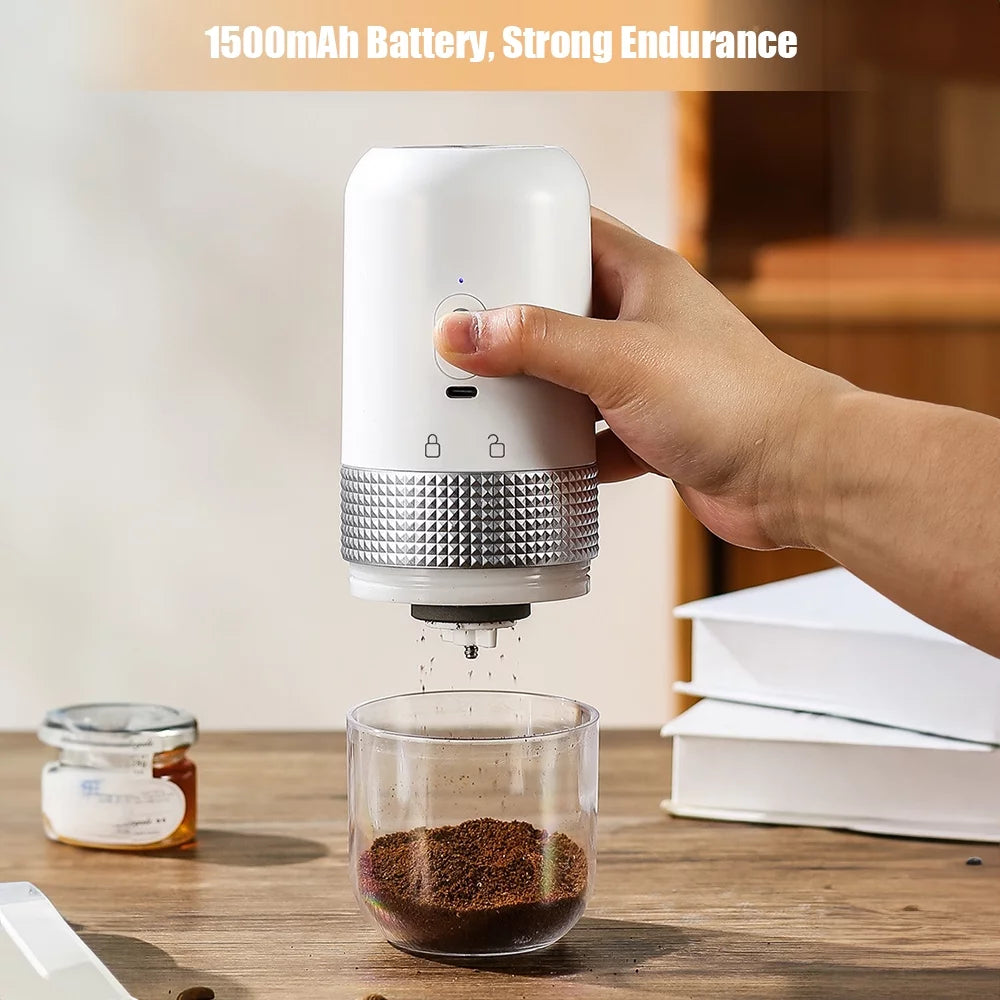 Cordless Electric Coffee Bean Grinder, Portable USB Rechargeable E65595