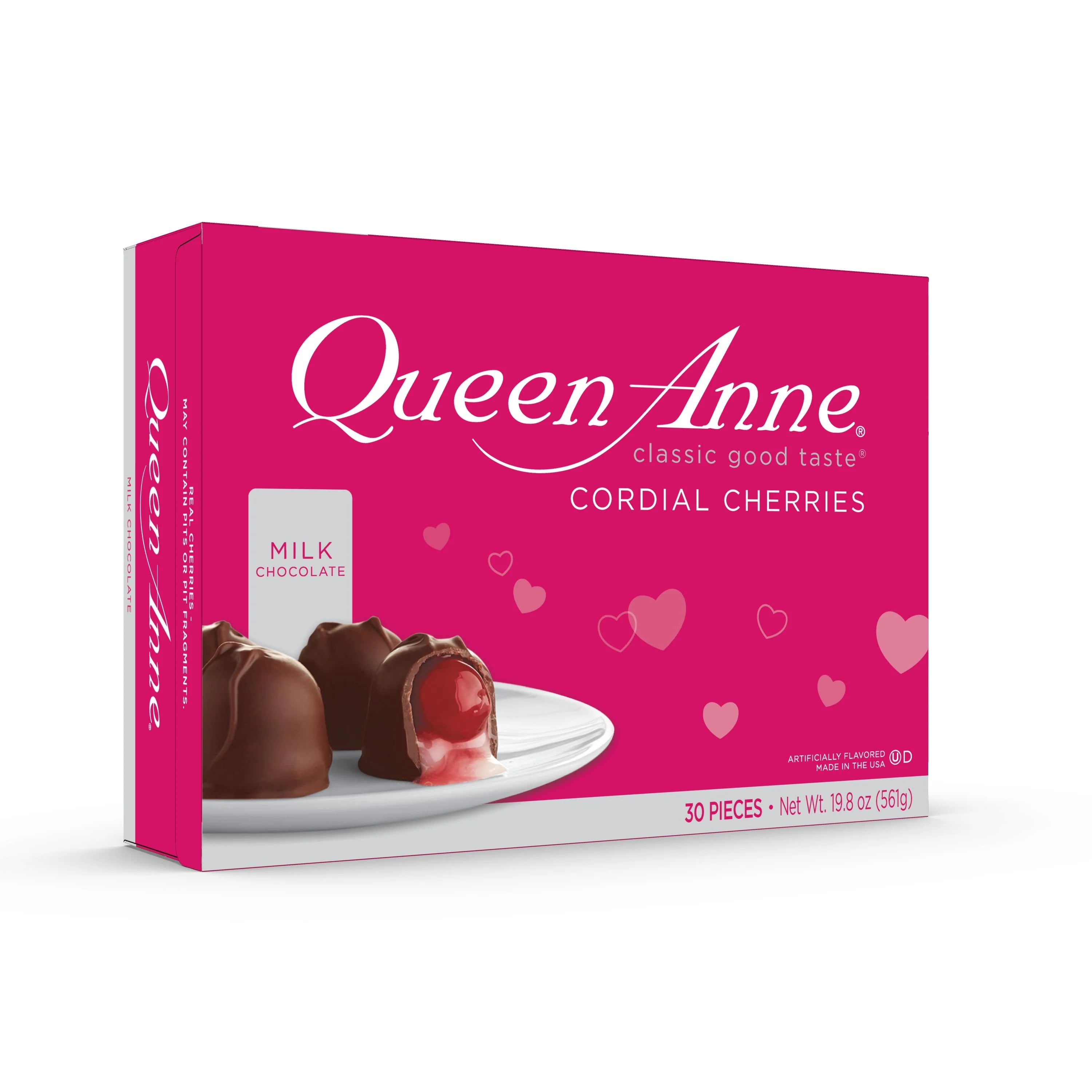 Milk Chocolate Cordial Cherries, 19.8 oz Box, 30 Pieces R890