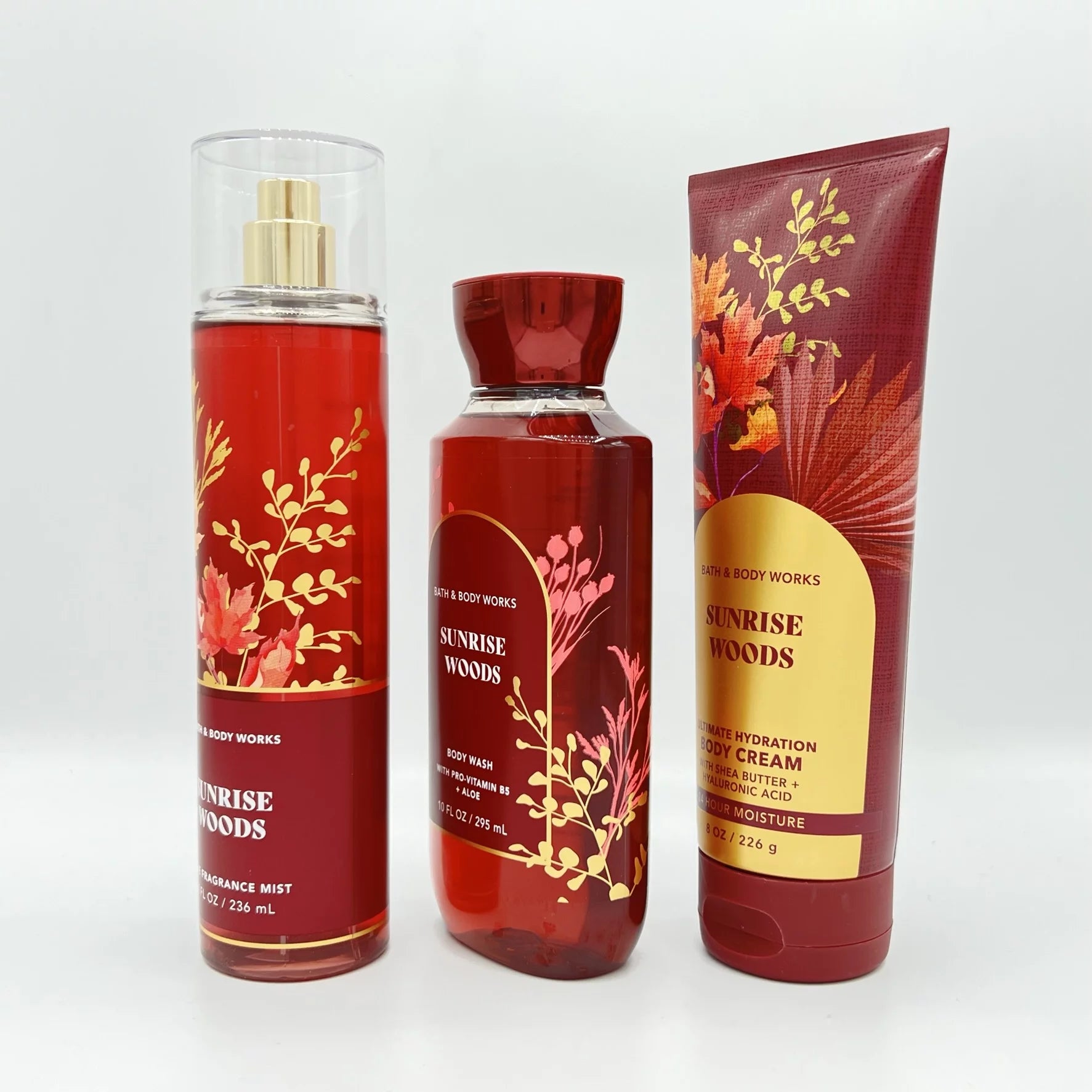 Sunrise Woods Fragrance Mist, Body Wash and Body Cream Set H685175