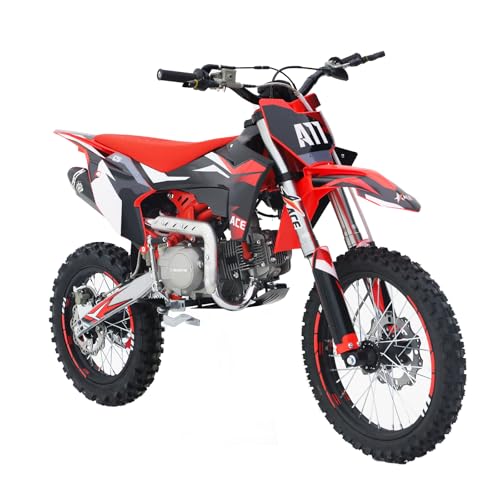 125CC Dirt Bike, 4-Speed Manual Clutch, 17"/14" Tires A8149