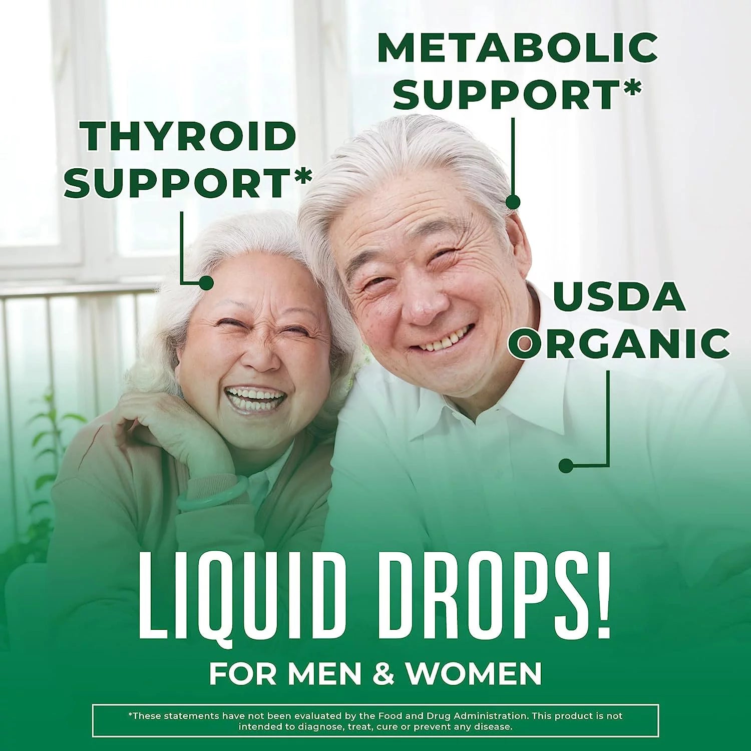 Potassium Iodine Supplement Drops, USDA Organic, Vegan, 450 Servings X57989