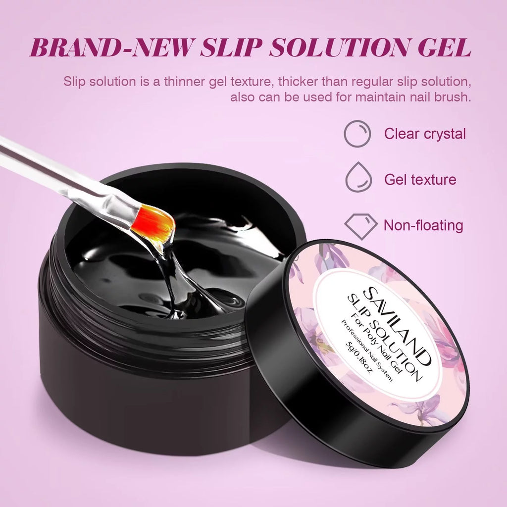 Poly Extension Gel Nail Kit with Nail Lamp, Base and Top Coat L85287