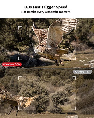 4K 36MP Trail Camera with Night Vision and 32GB Card D374377