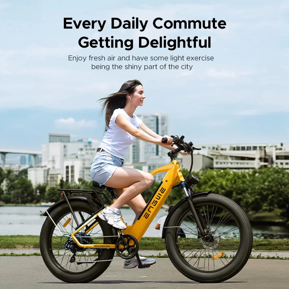 All-terrain Electric Bike with Dual Suspension D34826
