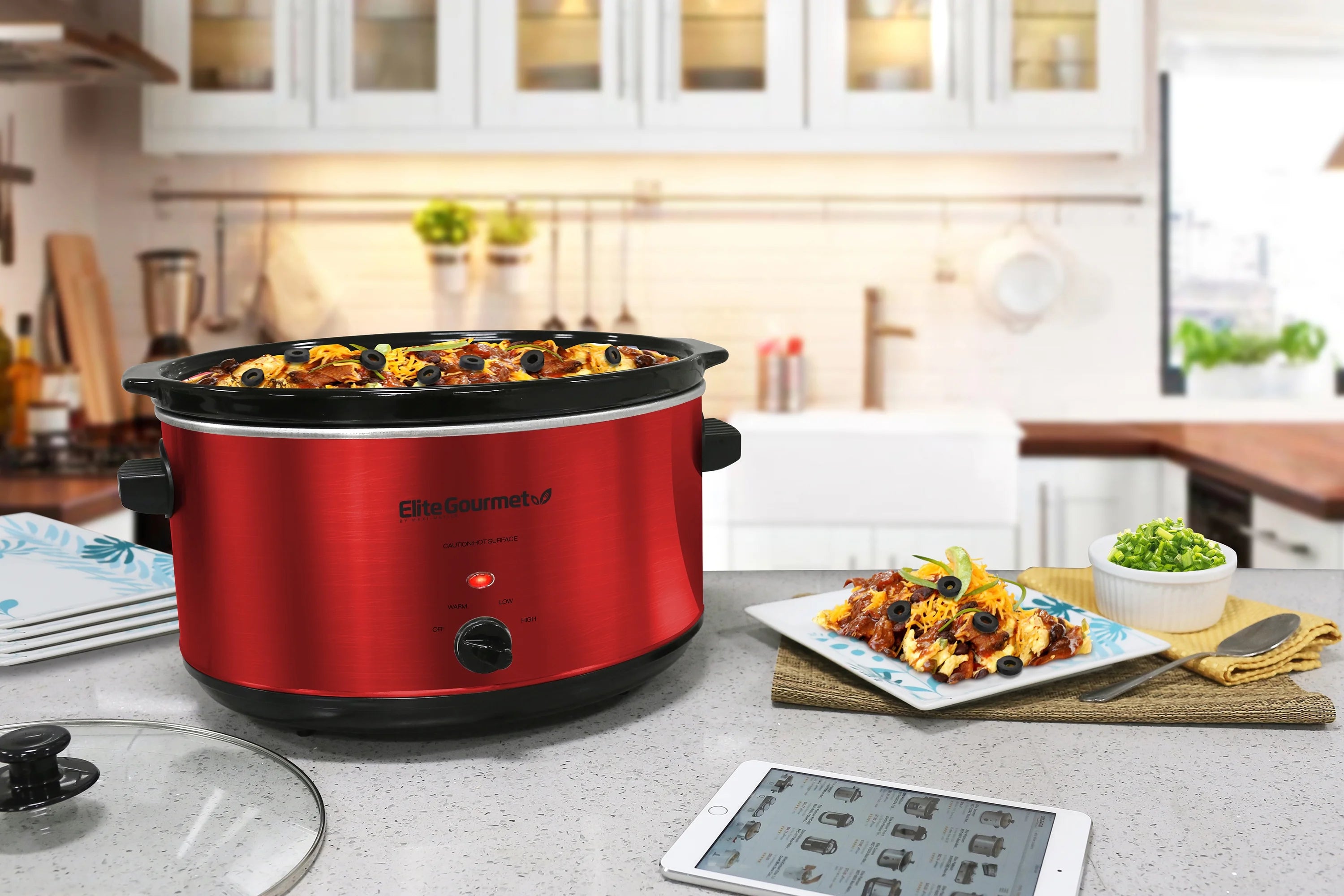 8.5Qt Stainless Steel Slow Cooker I5366