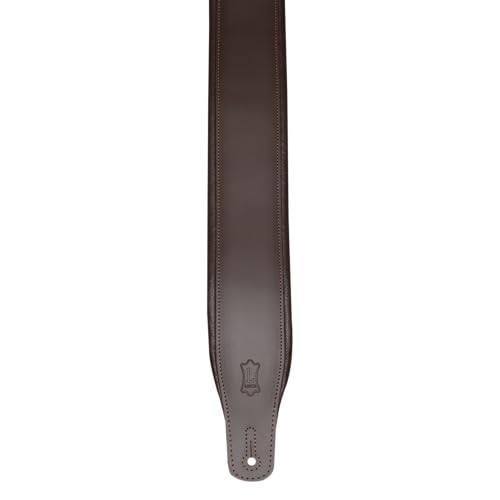 3" Wide Leather Guitar Strap with Foam Padding, Black L93354
