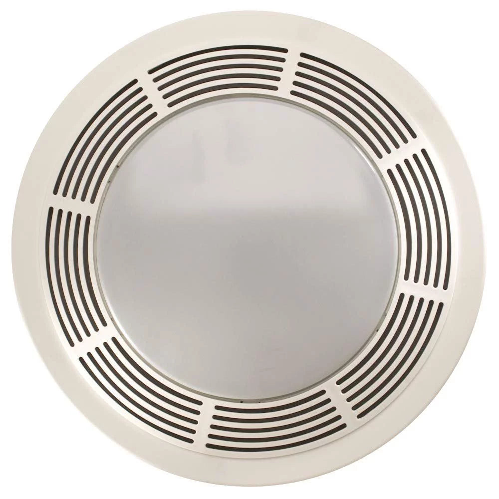 Bathroom Exhaust Fan with Light, White Grille, 100 CFM K1427