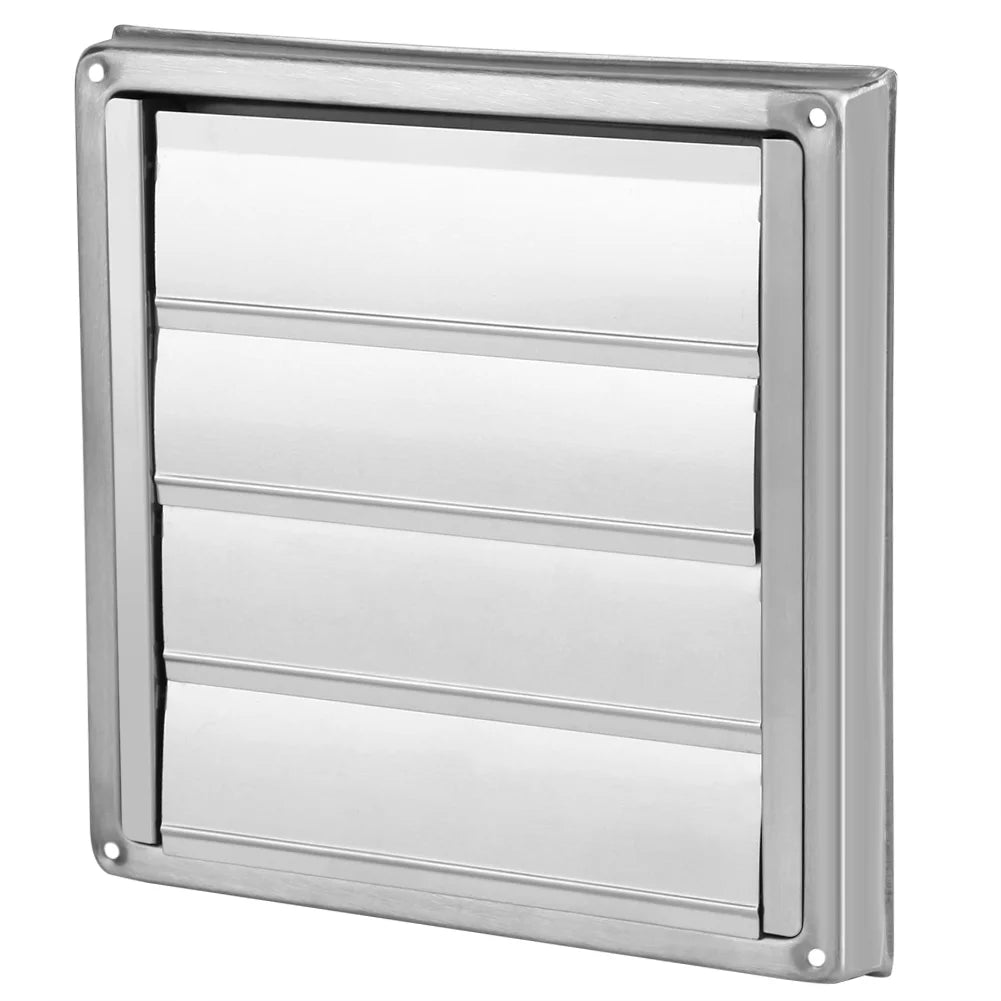 Dryer Vent Cover 100mm Stainless Steel Wall Vent with Moving Flaps M15926