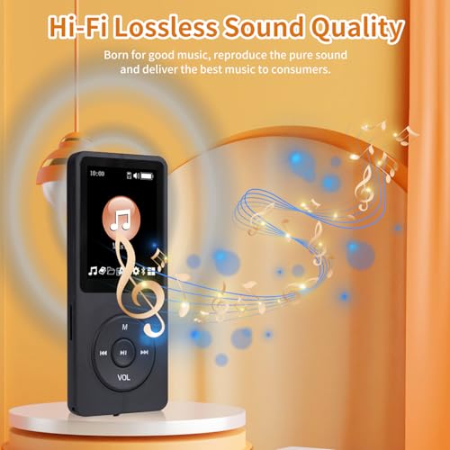 128GB Bluetooth MP3 Player with Speaker, Voice Recorder W389324
