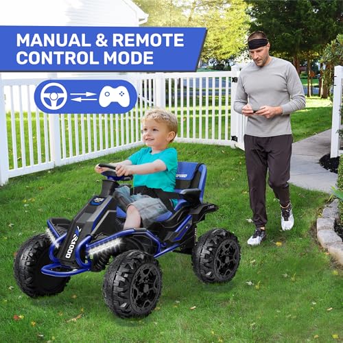 24V 4x4 Ride On Toy for Big Kids, 4x200W Motors, 5MPH, Parent Remote, Wide Adjustable Seat, Green L494349