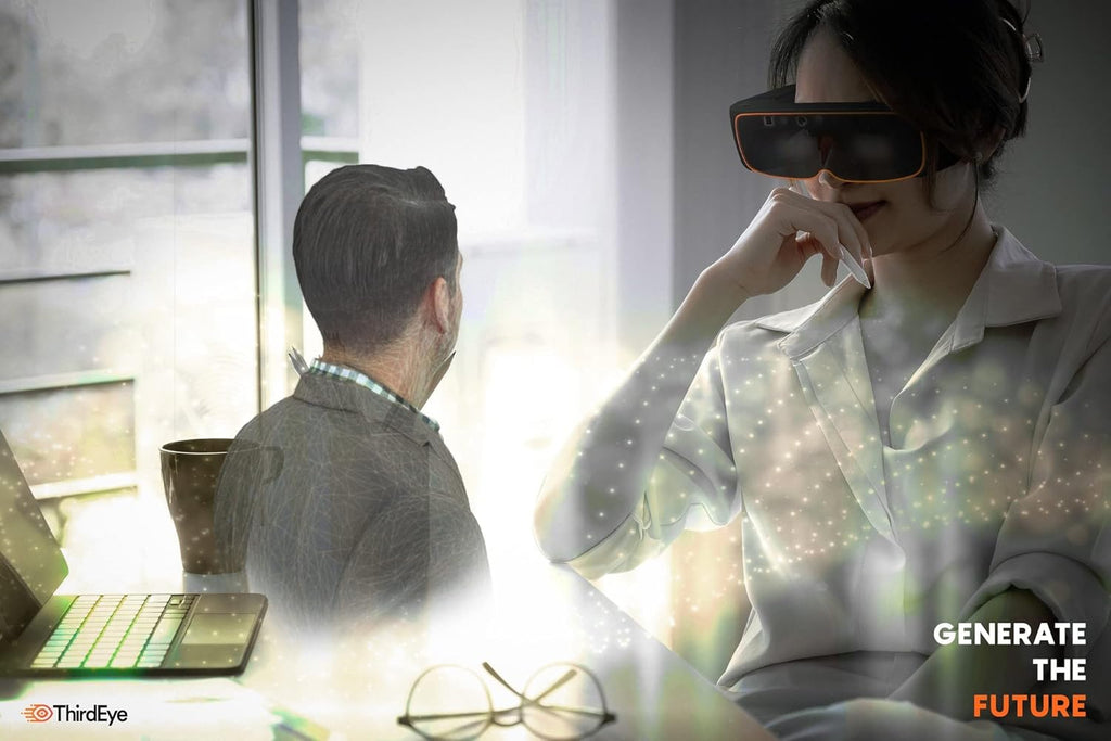 AR Glasses with 90" Virtual Theater for Gaming and Streaming D3944