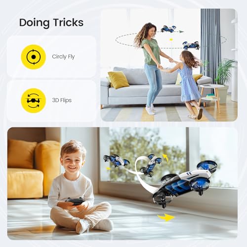 Mini Indoor Drone for Kids with 3D Flip and Auto Hovering D1033
